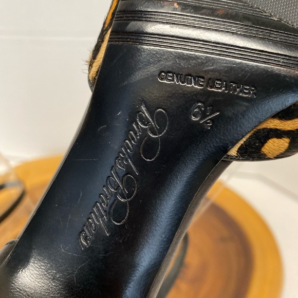 Brooks Brother Cheetah Print Dyed Pony Hair Stiletto Heels